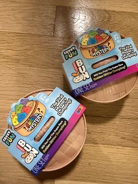 2 NEW & Unopened Viral Rainbow Mystery Dumplings (Limited Edition Golden Glitter